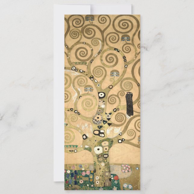 Convite Gustav Klimt - A Árvore da Vida, Friso Stoclet (Frente)
