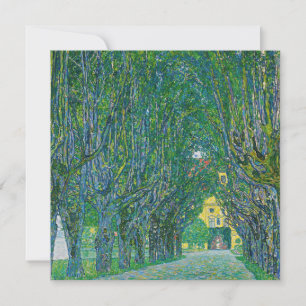 Convite Gustav Klimt - Avenida no Parque Schloss Kammer