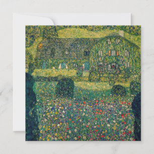 Convite Gustav Klimt - Casa de Campo junto ao Attersee