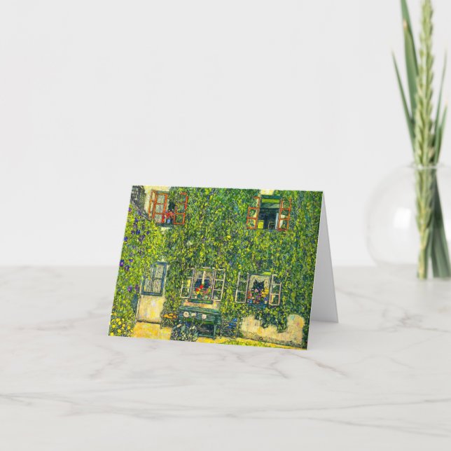 Convite Gustav Klimt Casa de Guardaboschi (Frente)