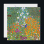 Convite Gustav Klimt - Jardim Flor<br><div class="desc">Jardim Flor - Gustav Klimt em 1905-1907</div>