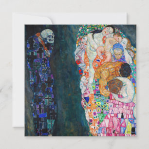 Convite Gustav Klimt - Morte e Vida