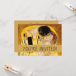 Convite Gustav Klimt O Beijo