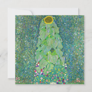 Convite Gustav Klimt - O Girassol