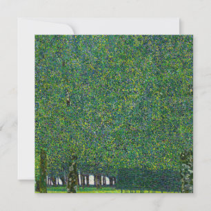 Convite Gustav Klimt - O Parque