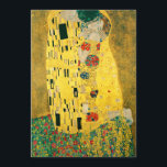 Convite Gustav Klimt Ouro Art The Biss for Lovers<br><div class="desc">Gustav Klimt Ouro Art The Kiss for Lovers Invtions</div>
