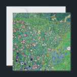 Convite Gustav Klimt - Paisagem do Jardim Italiano<br><div class="desc">Paisagem do Jardim Italiano / Paisagem Horticultural Italiana - Gustav Klimt, Oil on Canvas, 1913</div>