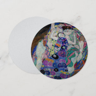 Convite Gustav Klimt Pintando A Virgem