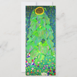 Convite Gustav Klimt Sunflower