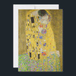Convite Gustav Klimt - The Biss<br><div class="desc">Kuss Beijo/Der - Gustav Klimt em 1907-1908</div>