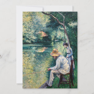 Convite Gustave Caillebotte - Angling