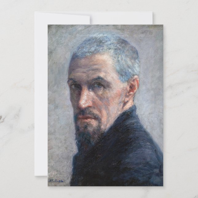 Convite Gustave Caillebotte - Auto-retrato (Frente)