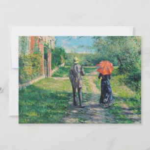 Convite Gustave Caillebotte - O Caminho Íngreme