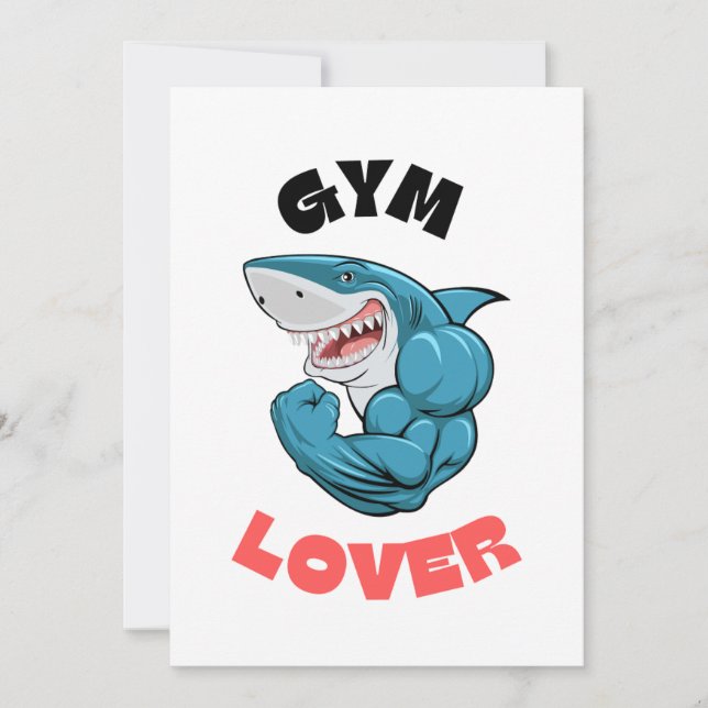 Convite Gym Love Design (Frente)