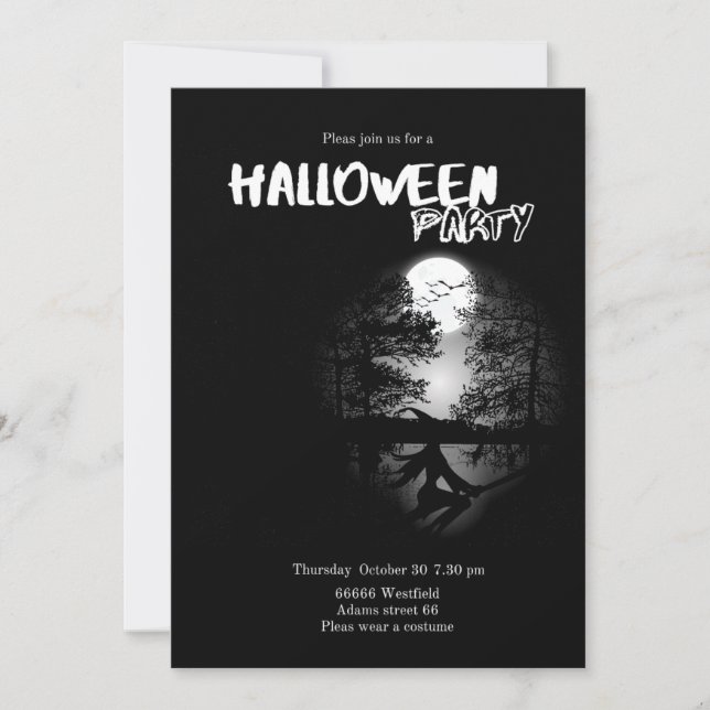 Convite Halloween (Frente)