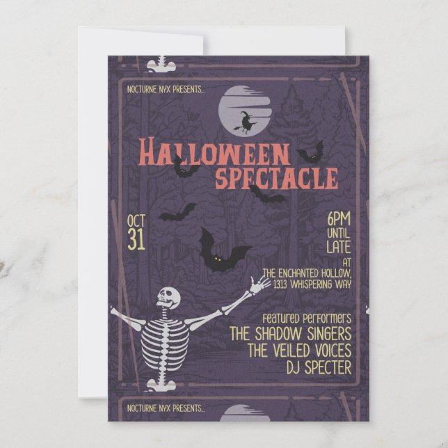 Convite Halloween (Frente)