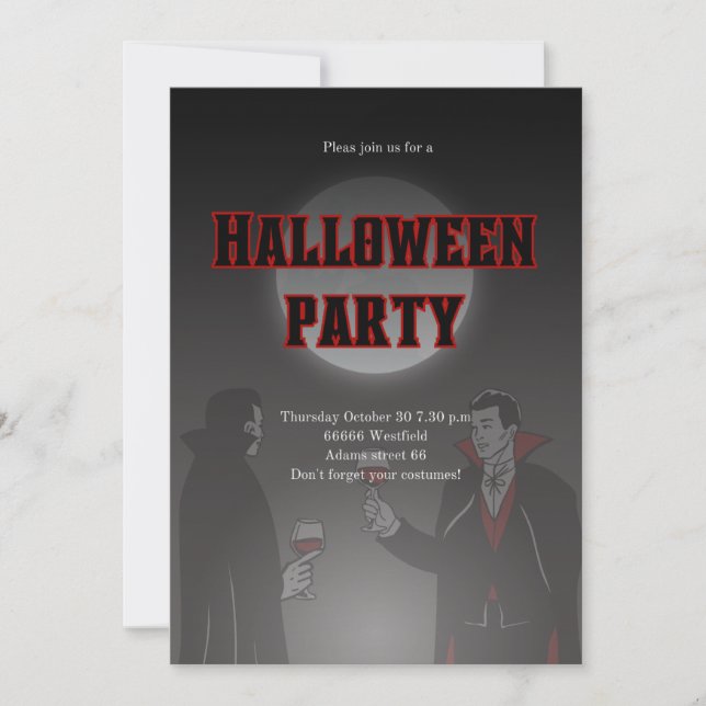 Convite Halloween (Frente)