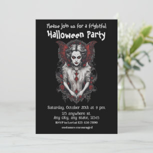 Convite Halloween, 13 vampiros, assustador, assustador,