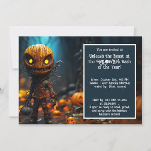 Convite Halloween A Gangue Ghoul Gala