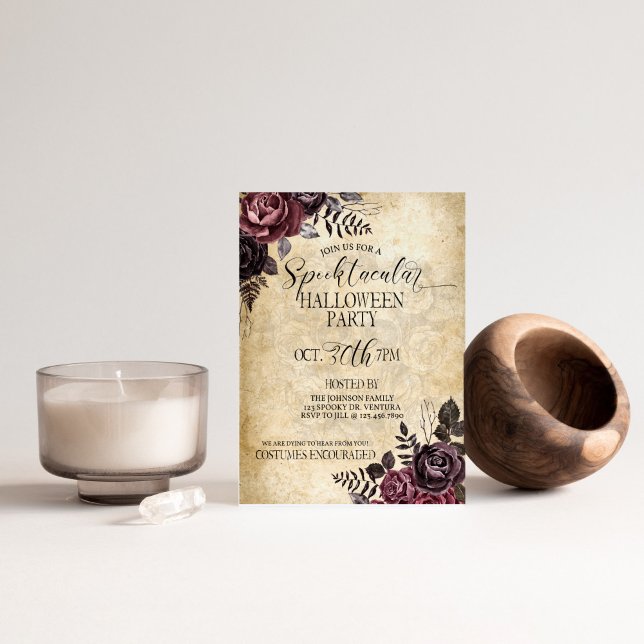 Convite Halloween, Adulto Halloween, Festa de Costume, Cos (Criador carregado)