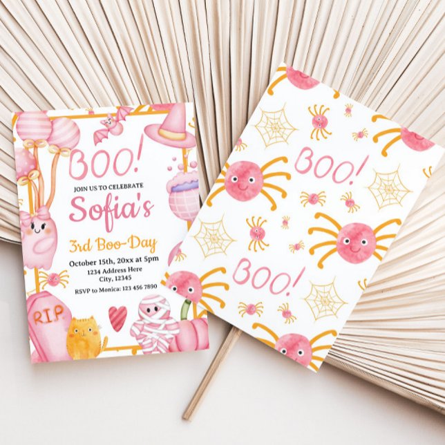 Convite Halloween Aniversário Modelo (Criador carregado)