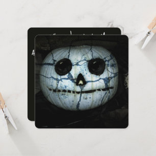 Convite Halloween assustador Jack-o-Lanterna