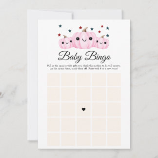Convite Halloween Baby Shower Cute Boo Baby Shower Bingo