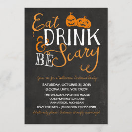 Convite Halloween Bash, Festa de Costume, Festa de Adultos