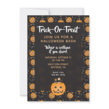 Halloween Bash Trick Ou Treine Pumpkin Candy