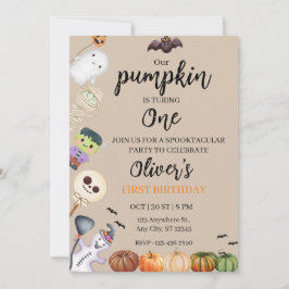 Convite Halloween Birthday