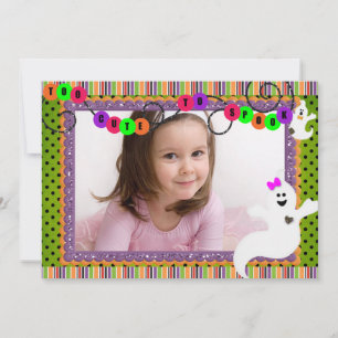 Convite Halloween Birthday Ghoost