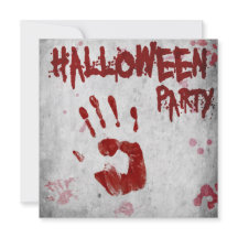 Halloween Bloody Handprint