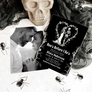 Convite Halloween Boo's Antes do Chá de panela