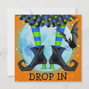 Convite Halloween Cai
