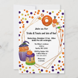 Convite Halloween Candies e Testa o Halloween