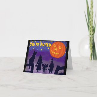 Convite Halloween Card