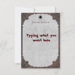 Convite Halloween/Convite