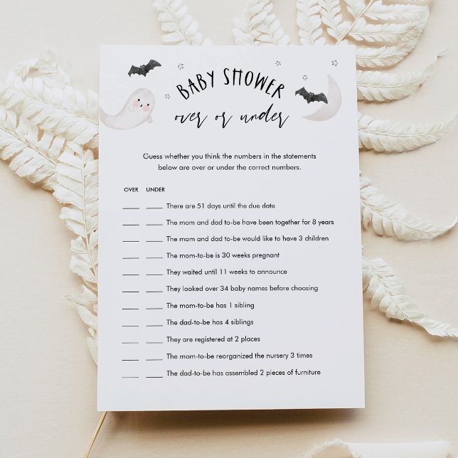 Convite Halloween De AÇÚCAR Sobre Ou Sob Jogo De Chá de fr (Criador carregado)