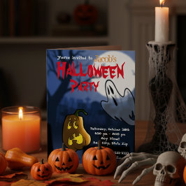 Convite Halloween do Assusto de Graveyard/Convite de Anive