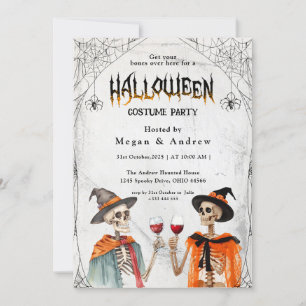 Convite Halloween do Partido Anual Familiar