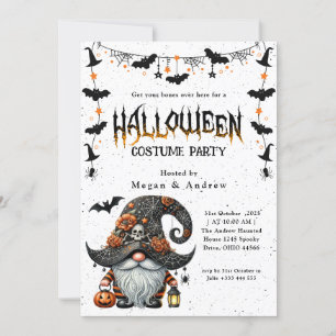 Convite Halloween do Partido Anual Familiar