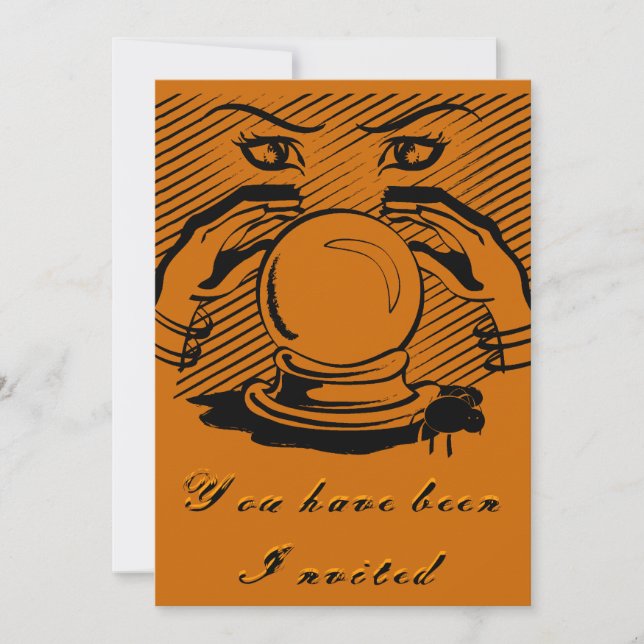 Convite Halloween Fortune (Frente)