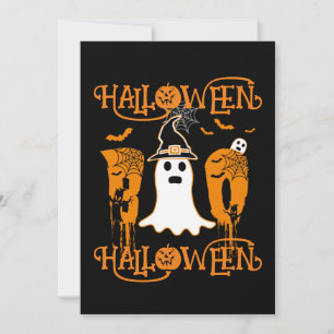 CONVITE HALLOWEEN HALLOWEEN SCARY BOO