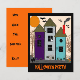 Convite Halloween Hauneen House Party