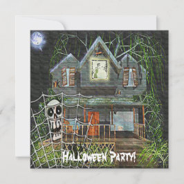 Convite Halloween Haunted House