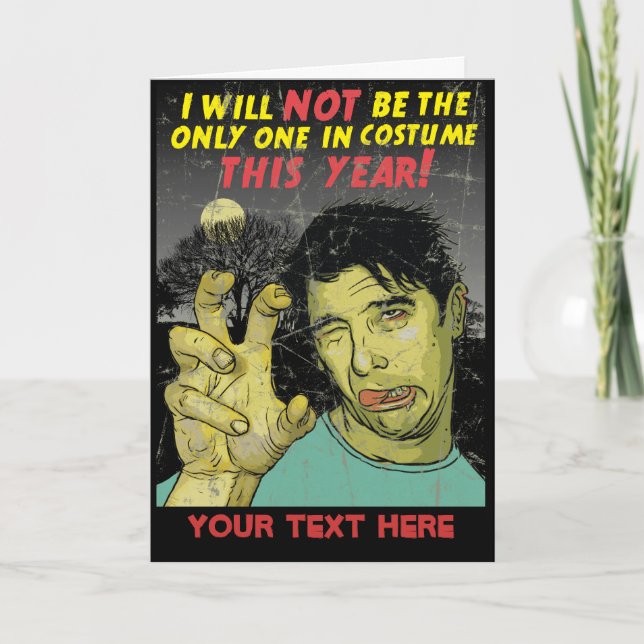 Convite Halloween Invite Card Template (Frente)