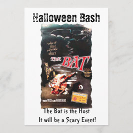 Convite Halloween, O Poster Do Bat Vincent Price