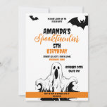 Convite Halloween Orange and White Scary Ghost Birthday<br><div class="desc">Aniversário do Halloween Orange e White Scary Ghost, se você está procurando algo especial na ocasião do Halloween, especialmente por uma festa de aniversário, então, este convite é para você. Eu tenho um fantasma assustador, mais informações de aniversário, então, não hesite em personalizá-lo :) Se você encarar qualquer problema personalizando...</div>