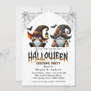 Convite Halloween Os Sete Anões