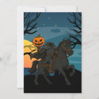 Halloween/Outono de Cavaleiro Sem Cabeça